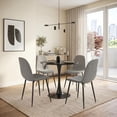 thumbnail image 2 of Mesa de Comedor HOMEMAKE FURNITURE Redondo 80cm Negro, 2 of 6