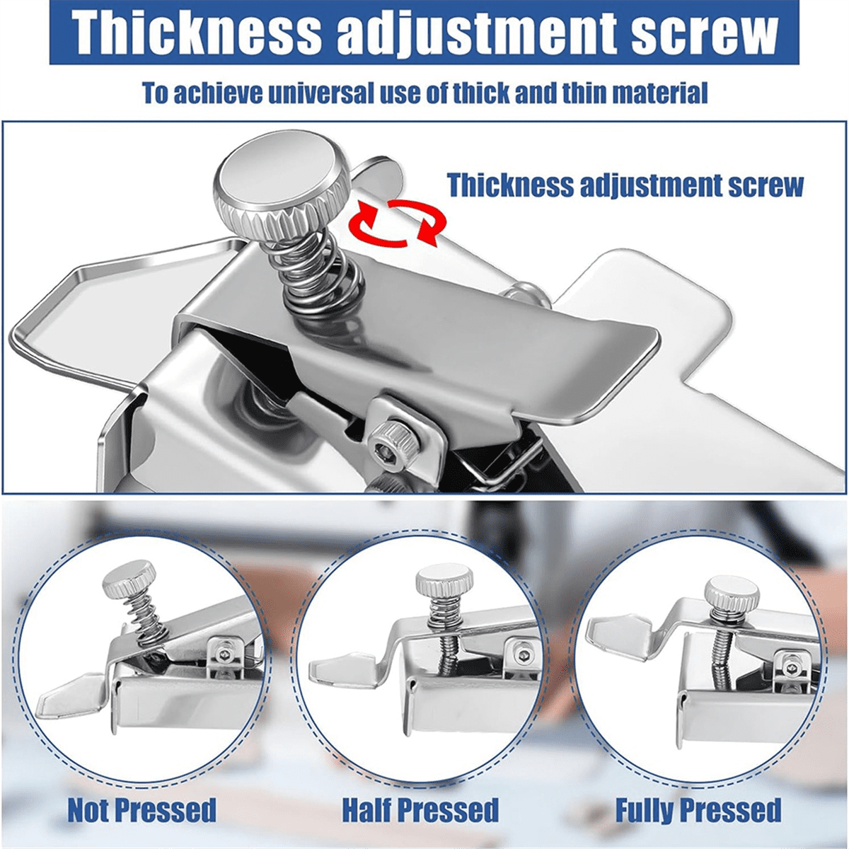 CVDYWDJIE 3 Guides D'Ourlet Magnétiques Pour Machines À