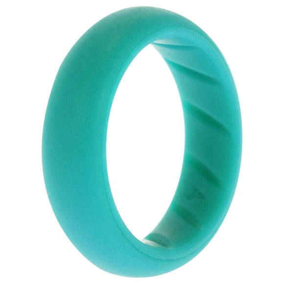 Anillo de boda BR sólido de silicona - Básico-Turquesa de ROQ para mujer - Anillo de 4 mm