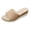Khaki, variant on Women's Orthopedic Wedge Platform Sandal Open Toe Comfortable Mid Heel Slippers Slip On Non Slip Espadrille Casual Beach Summer Flat Sandals Royal Blue 9 Wide