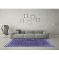 thumbnail image 3 of Ahgly Company Indoor Rectangle Persian Blue Traditional Area Rugs, 3' x 5', 3 of 4