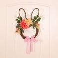 thumbnail image 6 of Beppter Wreath,1X Garland,Easter Dahlia Bow Rabbit Wreath,Easter Wreath Spring Decorating Farmhouse Decor Wall Home Decor Gift Diy Easter Front Door Wreath Decoration, 6 of 9