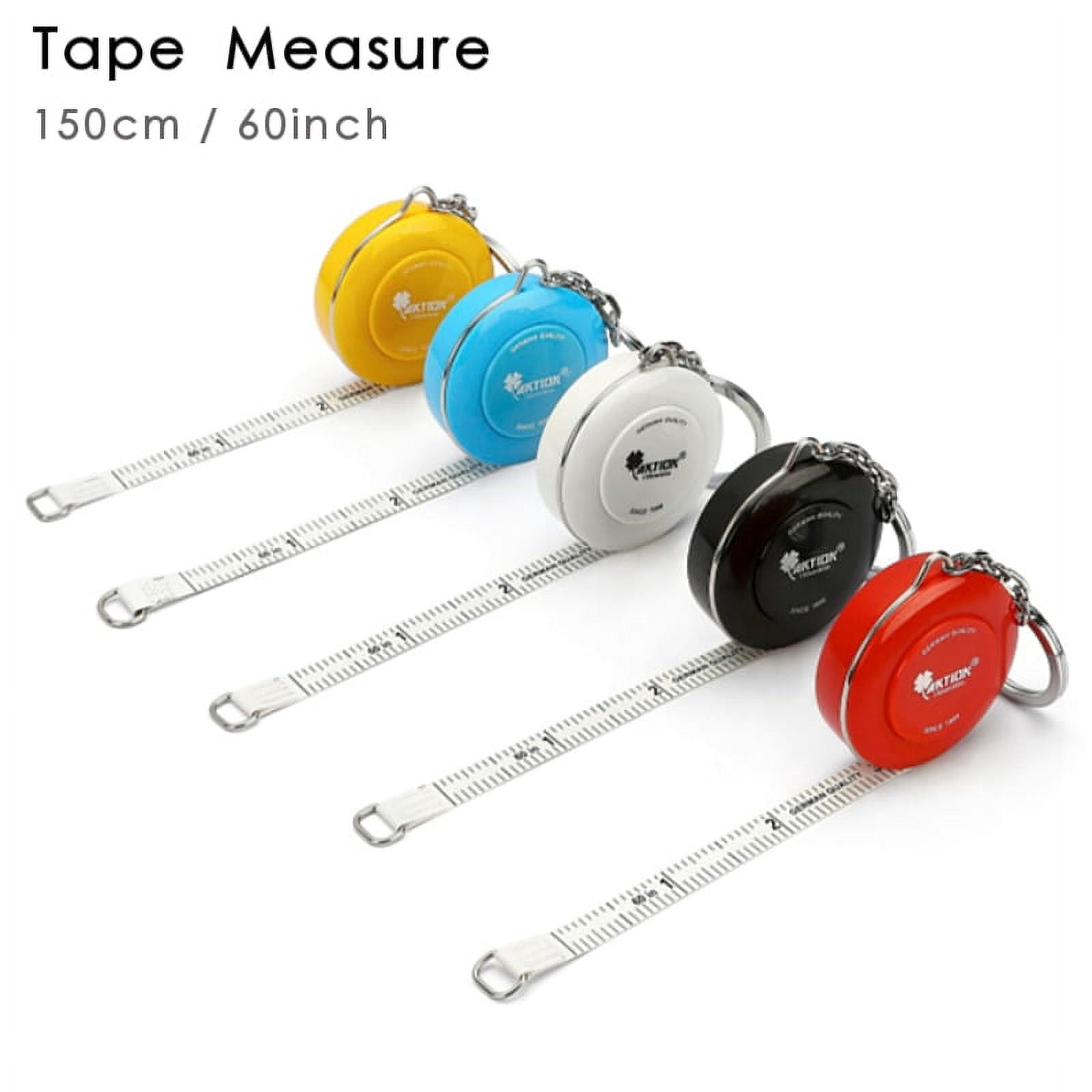 1 0PCS Tape Measure 150cm/60 inch Push Button Measuring Soft Retractable for Sewing Accessories Double-Side Tailor Cloth Ruler