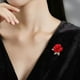 thumbnail image 4 of Rose Brooch High-end Women's Wedding Chest Flower Brooch Suit Brooch, 4 of 9