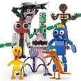 thumbnail image 2 of Serie de juegos Color Hong Colección Friends Adornos de monstruos rojos, morados, rosados y amarillos compatibles con bloques Lego, 2 of 6