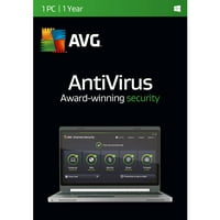 AVG AntiVirus Software, 1 User/1 Year