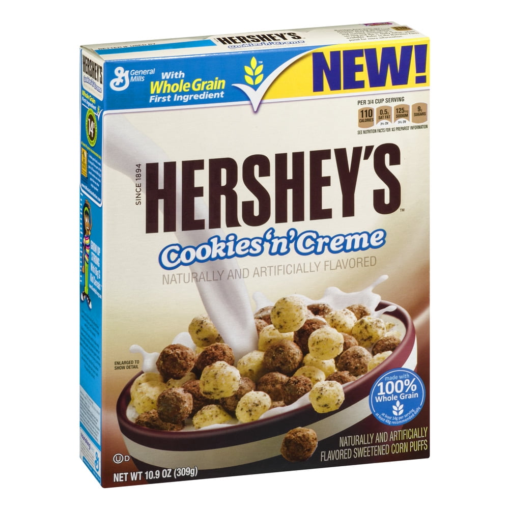hershey cookies and cream cereal discontinued