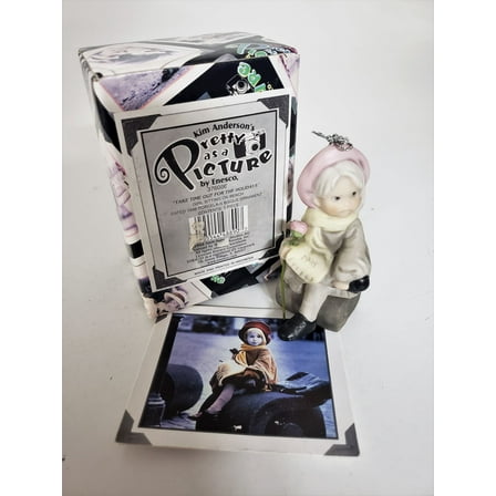 Kim Anderson's Pretty As A Picture "Take Time Out For The Holidays" Figurine 376086