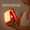 thumbnail image 2 of Rechargeable LED Snow House Night Light For Kids Room - Touch Control Room Decor Lights - Holiday Gift Idea - Soft Ambiance Lamp For Bedroom-Can Be Used For Christmas Decoration, 2 of 4