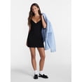 thumbnail image 2 of No Boundaries Surplice Cami Dress, Women’s XXS-XXL, 2 of 5