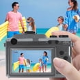 thumbnail image 2 of Cámara de Vídeo 4K Cámara Digital con Enfoque Automático 4K Y Vlogging de 48Mp. Cámara Digital Portátil con Flash Incorporado Y Botón de Rotación Cámara de Vídeo Digital, 2 of 9