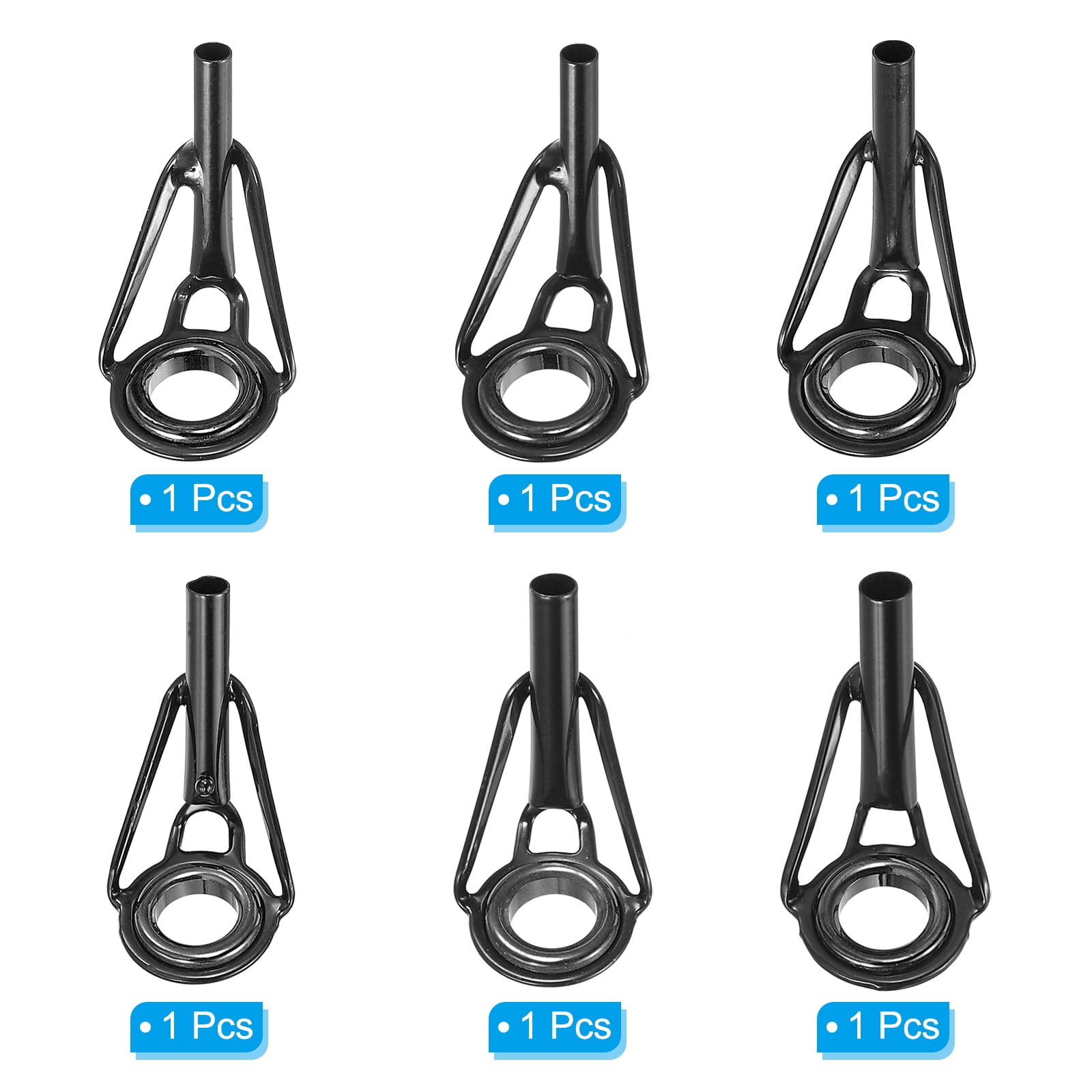1.8-2.8mm Stainless Steel Fishing Rod Tip Repair Kit, Pole Ring Guide  Replacement for Fishing, Golden 6 Pack - Walmart.com