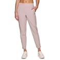 thumbnail image 3 of RBX Active Women's Ribbed Side Woven Ankle Pant With Pockets, 3 of 5