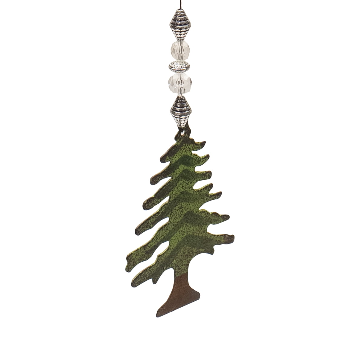 Metal Hunting Cabin Moose Eagle Bear Wind Chime Sculpture Great Outdoor Yard Art Lodge Garden Decor