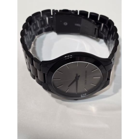 Michael Kors Men's Slim Runway Black Watch MK8507