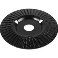 thumbnail image 1 of Wood Shaping Disc Multi-Functional Design Wood Grinding Wheel 125mm Diameter 22mm Inner Hole High Carbon Steel DIY Tasks 1Pack, 1 of 1