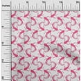 thumbnail image 1 of oneOone Cotton Poplin Pink Fabric Koi Fish Ocean Diy Clothing Quilting Fabric Print Fabric By Yard 42 Inch Wide, 1 of 4