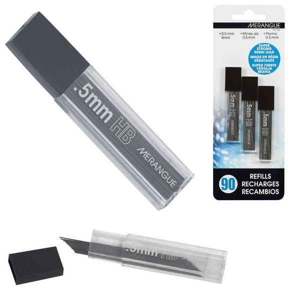 Merangue Recharges de Mine pour Crayon 0.5mm, Paquet de 540