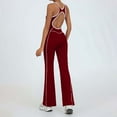 thumbnail image 4 of Women's High Waisted Activewear Jumpsuit - Stretchy Gym/Running/Yoga Romper for Athletic & Casual Wear, 4 of 8