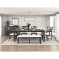 thumbnail image 3 of Pemberly Row Contemporary Textured Dining Arm Chair - Set of 2 in Beige, 3 of 11