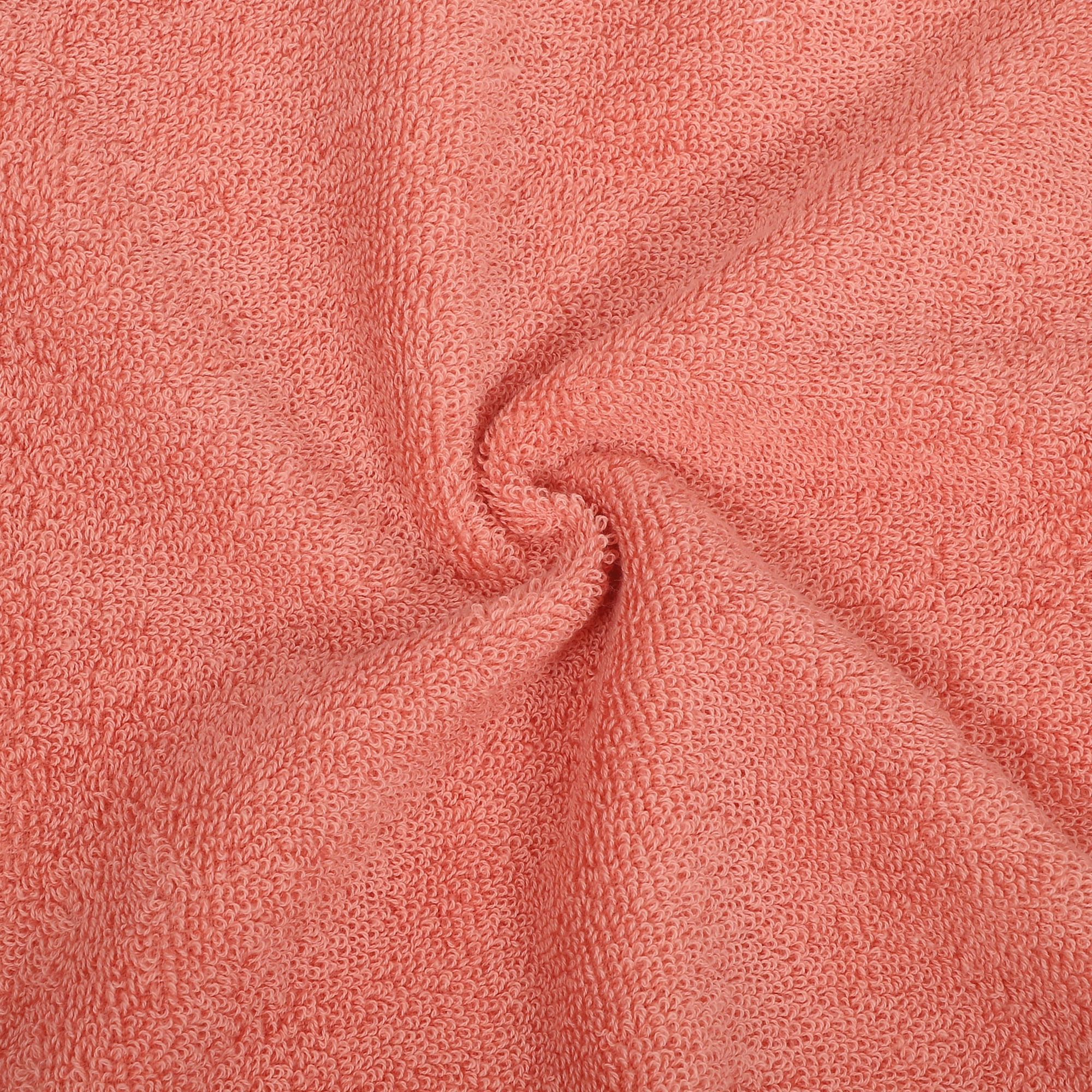 Unique Bargains 1 Pcs Cotton Bath Towel Plain Soft Absorbent Red