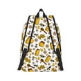 thumbnail image 3 of Balery Cute Bee Vintage Canvas Backpack for Men and Women - Large Capacity, Durable Travel Laptop Bag for School, Work, Hiking, and Outdoor Activities, 3 of 7