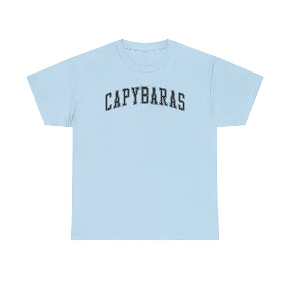 Capybara Shirt Gifts Tshirt Crew Neck Short Sleeve