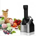 thumbnail image 1 of 200w Home Ice Cream Maker Fruit Soft Serve Maker Energy-Saving Electronic Ice Cream Machine Silver EU Plug, 1 of 5