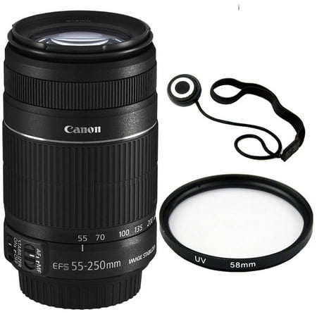 Canon EF-S 55-250mm f/4-5.6 IS II For Canon Digital SLR Cameras T5 T6 T6i