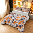 thumbnail image 2 of Manfei Minimalst Camo King Size Comforter Sets, Old Fashion Gorilla Comforters King Size, Gray Orange, Gray Reversible, 3pcs, 1 Comforter and 2 Pillowcases, 2 of 7
