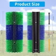 thumbnail image 2 of Livestock Scratching Brush Kit - Dual Color  Grooming Tool for Cows Goats Sheep Pigs with Mounting Screws, 2 of 6