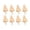 B001- Style A, variant on Craft Supplies, Arts and Crafts Supplies, Wood for Crafts, Wooden Blanks, 8 Pcs Unpainted Wood Ice Cream Stick Play Sets for Children with Kraft Packaging and Sandpaper for