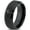 Black Bevel Tungsten, variant on Tungsten Surfing Shark Fish Grinning Band Ring 8mm Men Women Comfort Fit Black Dome Polished