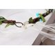 thumbnail image 4 of Corona de flores ajustable hecha a mano, diadema floral con halo, tocado para bodas, festivales y fiestas (C1-azul claro y blanco), 4 of 5