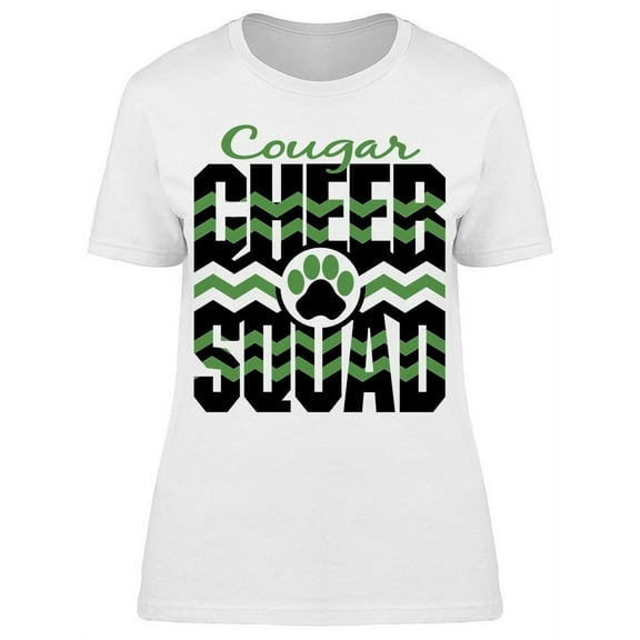 Cougar Cheer Squad T-Shirt Women -Image by Shutterstock, Female 3X-Large