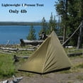 thumbnail image 3 of 1 Person Tent Ultralight Tipi Tent Outdoor Camping Hiking Single Backpacking Tent shelter Survival Gear, 3 of 7