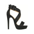 thumbnail image 2 of Women's High Heels Open Toe Ankle Strap Stilettos Platform Sexy Party Heeled Sandals, 2 of 5