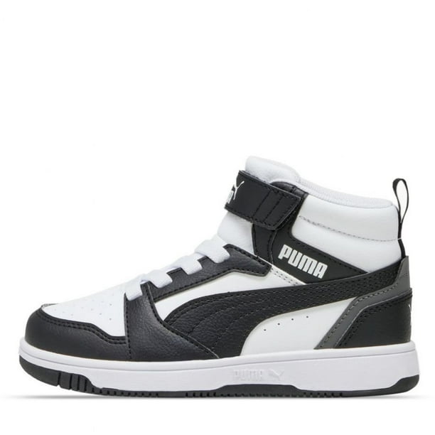 Tenis Puma Rebound V6 MID PS Niños 17 a 21.5 393832-N negro 18