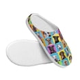 thumbnail image 3 of Yiaed Cute Dogs Collage Print Slippers Fuzzy Warm Cozy Slippers Non Slip House Slippers For Indoor Outdoor Slippers House Slippers-13, 3 of 7