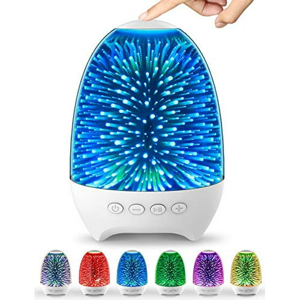 Aiscool Night Light Bluetooth Speaker 3d Glass Touch Control Bedside Table Lamp 7 Color Led Portable Wireless Speakers Rechargeable Best Gift For Teens Kids Boys And Girls Com Aiscool Night Light Bluetooth Speaker, Bluetooth Speaker Floor Lamp