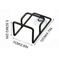 thumbnail image 1 of Pompotops Sink Sponge Storage Rack Kitchen Dishwashing Rag Hanger Wrought Iron Draining Rack Sink Suction Cup Hanger Clearance, 1 of 5