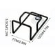 thumbnail image 2 of Rack, Suction Cup Hanger, Sink Sponge Storage, Kitchen Dishwashing Rag, Wrought Iron Draining Rack, Metal Frame, Foldable, Portable, for Bathroom, Kitchen, Home, 2 of 6