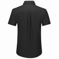 thumbnail image 2 of Jorlat Men's Short Sleeve Shirt Oxford Regular Fit Button Down Collar Shirts with Pocket, 2 of 7