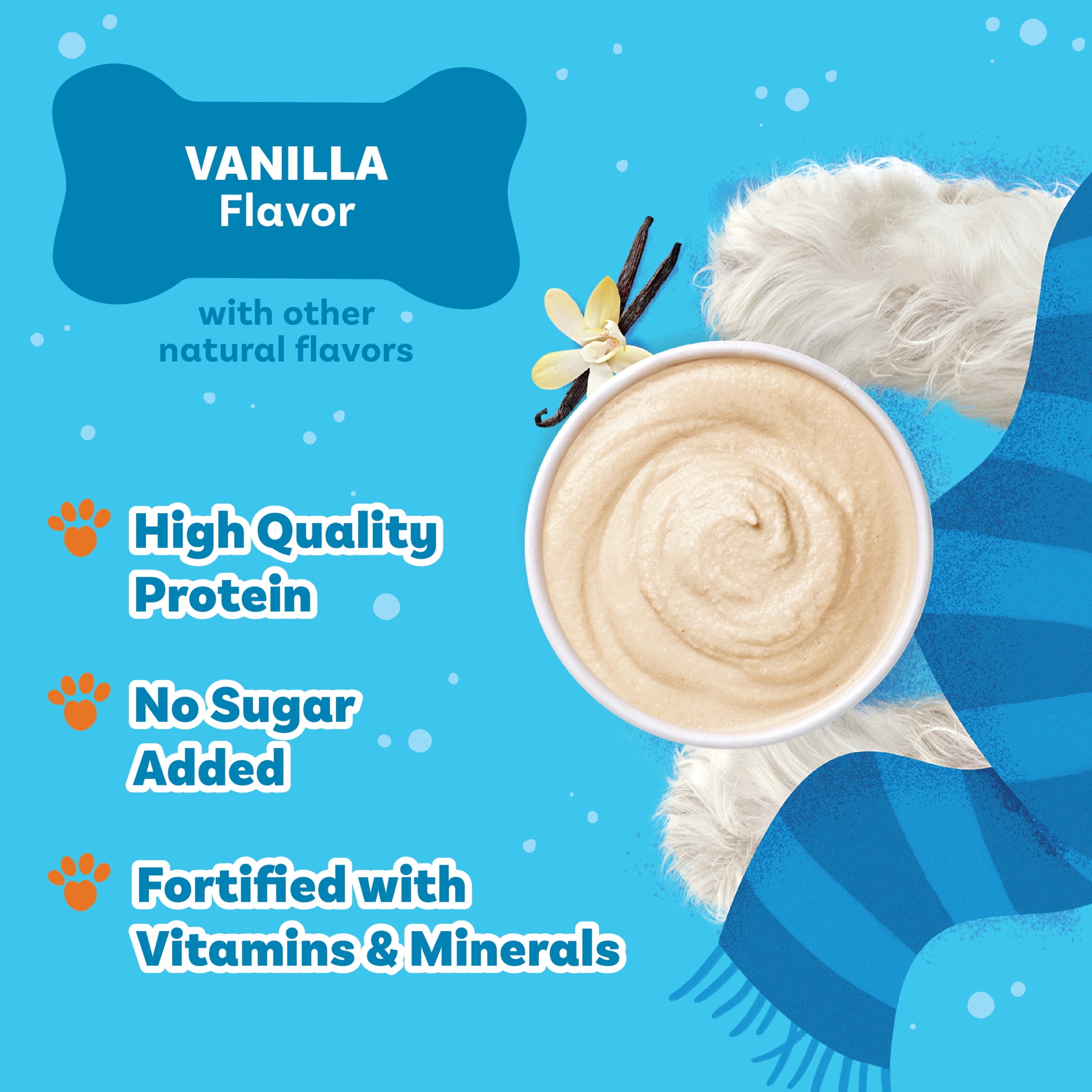 Purina Frosty Paws Vanilla Flavor With Other Natural Flavors Frozen Dog Treats, 4 Count