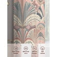 thumbnail image 6 of Boho Sheer Curtains 84 Inch Long 2 Panels, Ocean Shell Abstract Vintage Ethnic Light Filtering Rod Pocket Curtains, Sheer Voile Drapes for Living Room Bedroom, 52"x84", 6 of 8