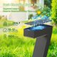 thumbnail image 3 of Luces solares para caminos WDTPro, paquete de 6, LED brillante IP65, 3 of 7