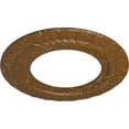 thumbnail image 3 of Ekena Millwork 10 5/8"OD x 5 3/4"ID x 1/2"P Claremont Ceiling Medallion (Fits Canopies up to 7"), Hand-Painted Smokey Topaz Crackle, 3 of 7