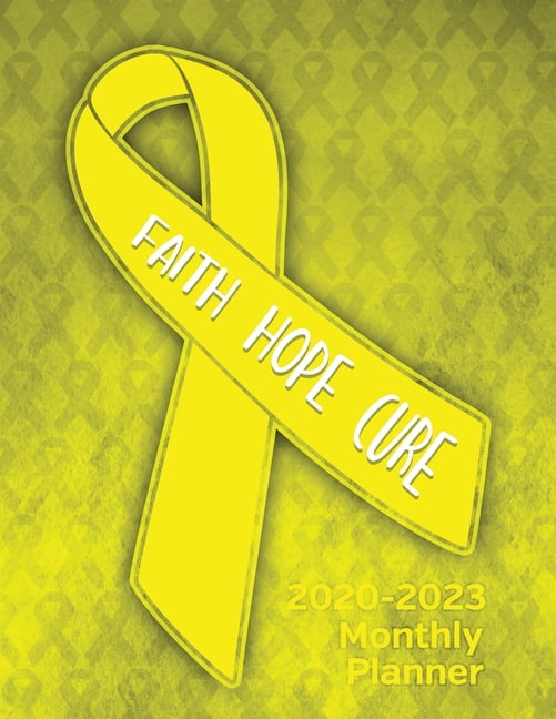 Bladder Cancer Awareness Ribbon Faith Hope Cure: 2020-2023 ...