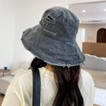 thumbnail image 4 of Fesfesfes Women Sun Hat Printing Sunshade Hat Fisherman's Hat Basin Hat Outdoor Bucket Hat, 4 of 8