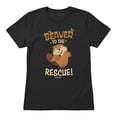 thumbnail image 2 of Disney Pixar Hoppers Beaver To The Rescue Women's T-Shirt (Black, S-2XL), 2 of 4